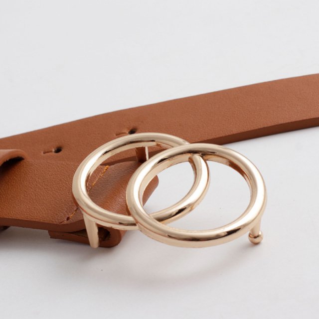 Stylish Minimalist Alloy Buckle Belt - Image 5