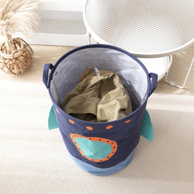 Foldable Cartoon Rocket Storage Basket - Image 4