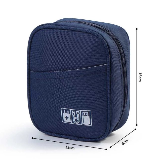 Portable Waterproof Data Cable Organizer Bag for Travel Accessories - Image 6