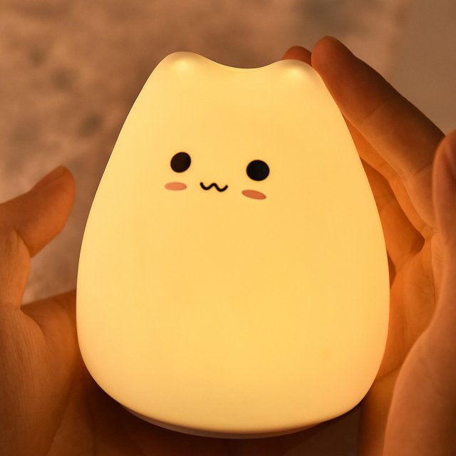 Mini Kawaii Cat Night Lamp - Image 5