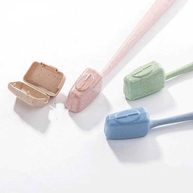 4-Piece Portable Toothbrush Cover Set - Image 5