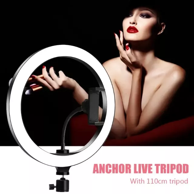 Dimmable LED Ring Light with Tripod Stand - Image 4