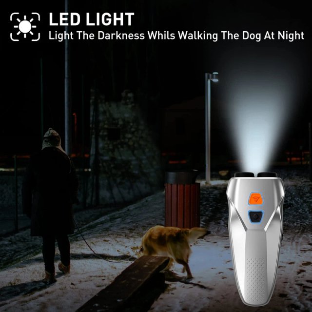 Ultrasonic Dog Repeller with LED Flashlight and Dual Sensors - Image 4