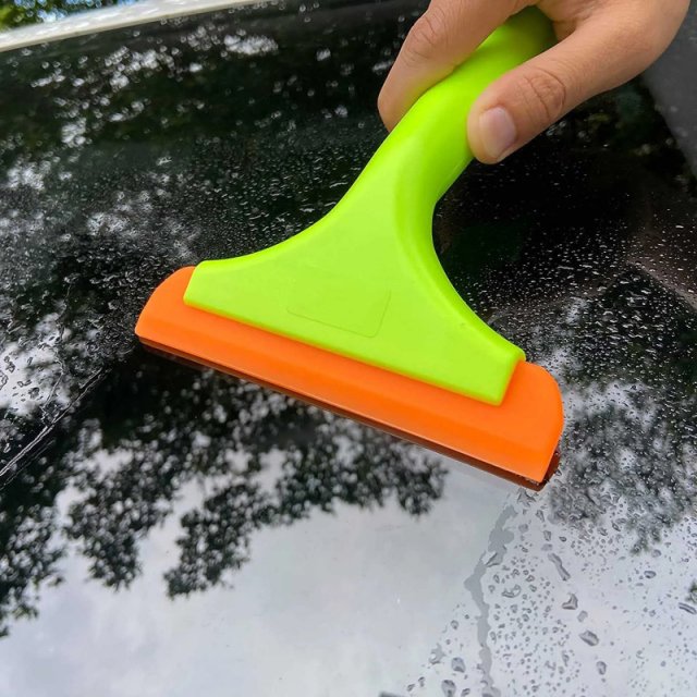 Flexible Silicone Squeegee with Long Handle - Image 3
