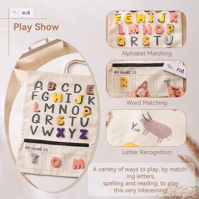 Alphabet Recognition Card and Letter Set - Image 4