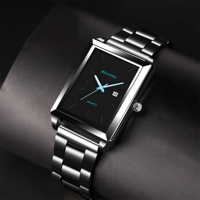 Luxury Stainless Steel Quartz Watch for Men - Image 3