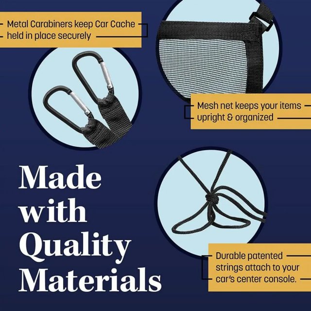 Backseat Dog Barrier & Car Seat Mesh Organizer for Pet Safety - Image 7