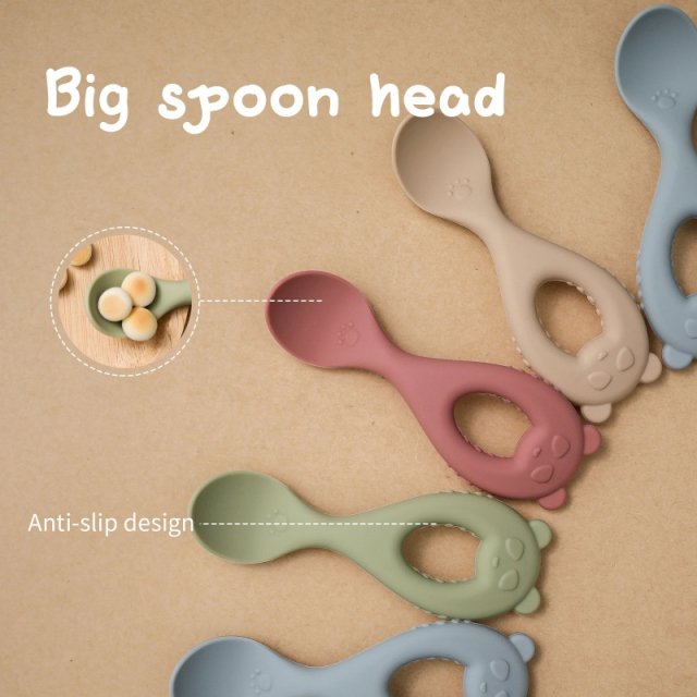 Silicone Baby Spoon for Easy Feeding - Image 3