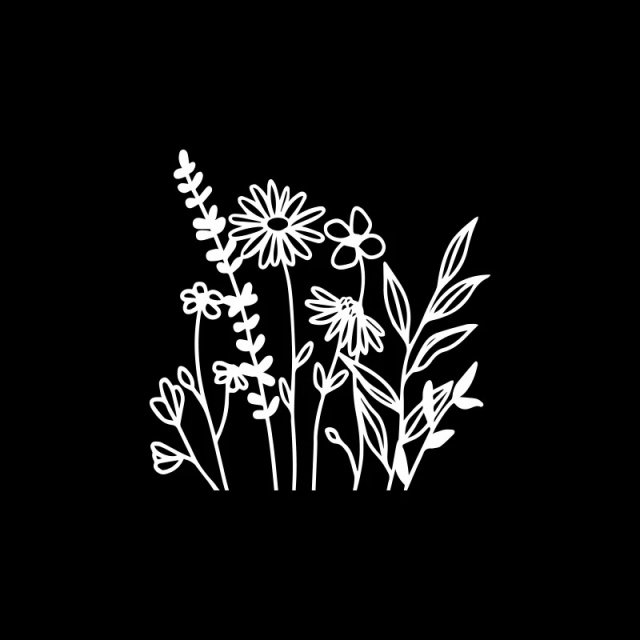 Wildflower Vinyl Car Stickers - Image 3