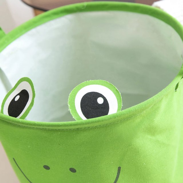 Frog-Themed Foldable Laundry Basket – Fun, Waterproof, and Large Capacity - Image 6