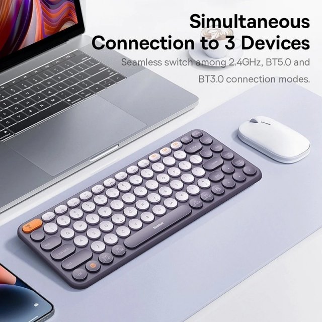 Wireless Bluetooth Keyboard with Silent Keys - Image 5
