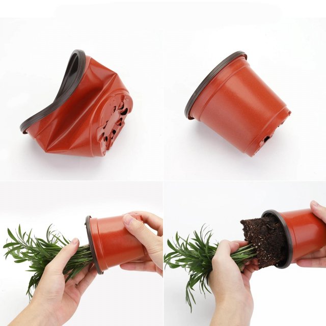 4-Inch Plant Nursery Pots with Humidity Domes - Image 5