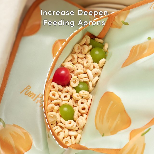 Waterproof Baby Bib with Food Pocket - Image 3