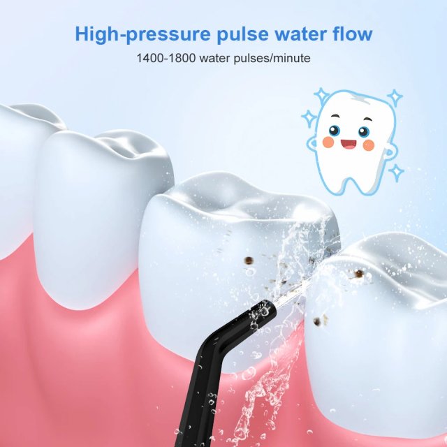 Portable Waterproof Oral Irrigator - Rechargeable Water Flosser - Image 4