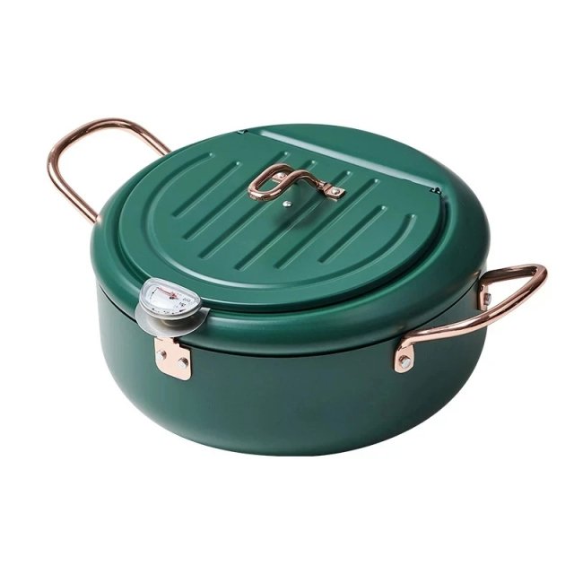 Stainless Steel Oil Frying Pot with Temperature Control - Image 5