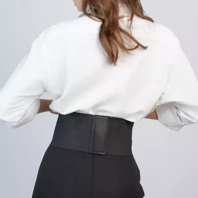 Corset Body Shapewear High Waist Wide Leather Belt - Image 6