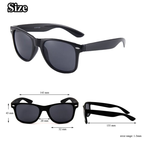 Classic Square Frame Sunglasses for Men & Women - Image 5
