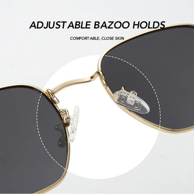 Hexagon Polarized Vintage Sunglasses for Men & Women - Image 5