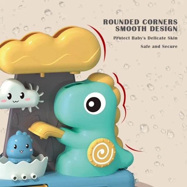 Cartoon Animal & Dinosaur Water Pipe Bath Toys - Image 4