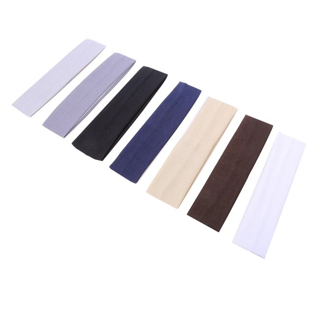 7-Piece Fashion Solid Color Soft Elastic Headbands for Yoga, Sports & Everyday Use - Image 6