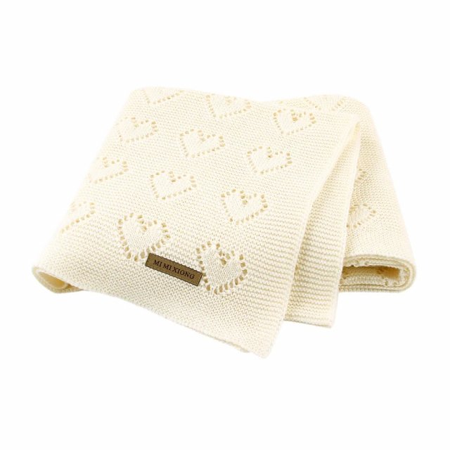 Soft Knitted Cotton Baby Blanket for Newborns & Toddlers - Image 6