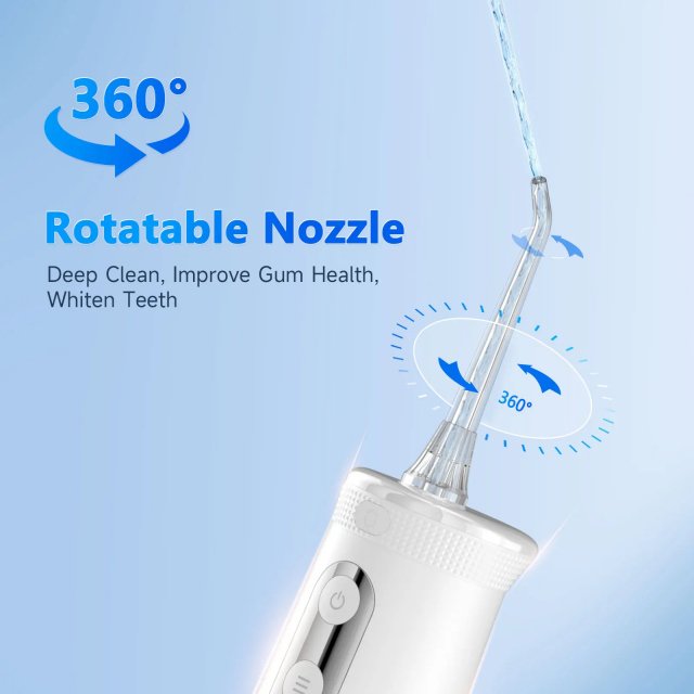 Portable Cordless Water Flosser with 4 Jet Tips, 4 Modes - Image 5