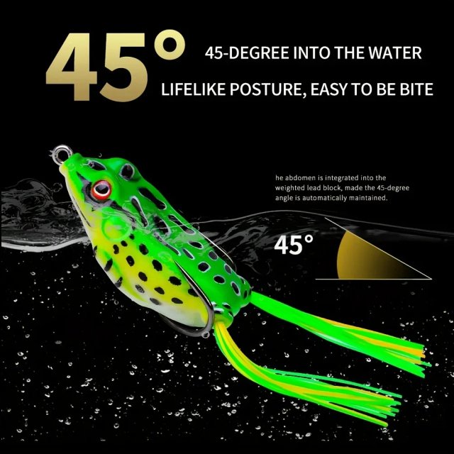 Topwater Frog Soft Lure Set - Image 2