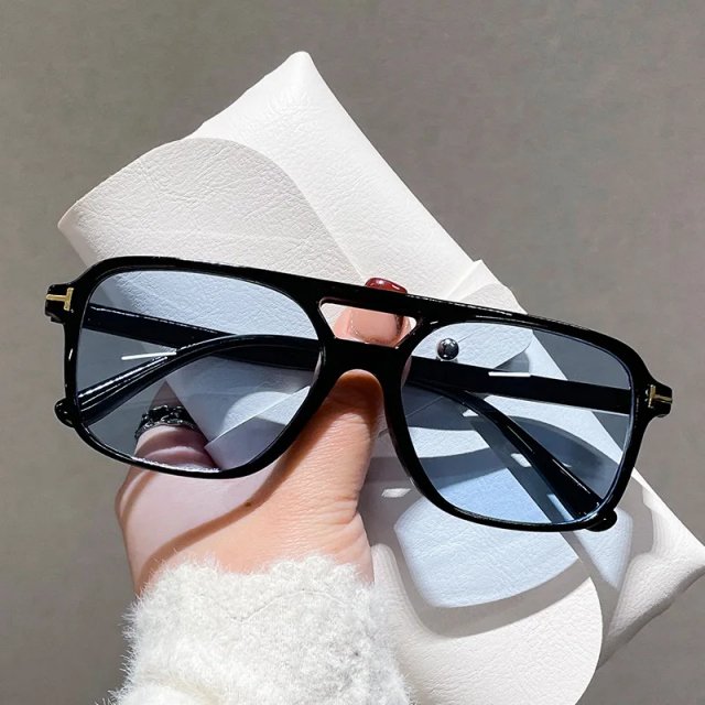 Fashion Square Rivet Sunglasses - Image 3