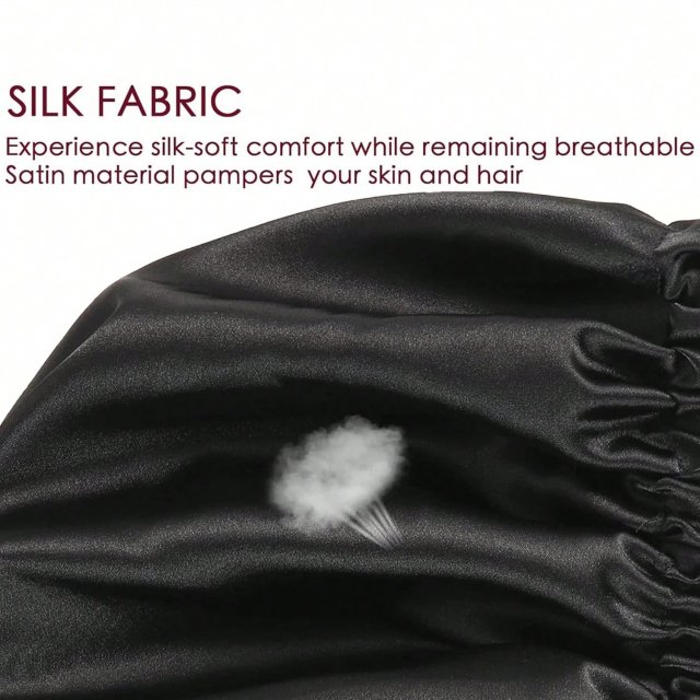 Women's Adjustable Silk Bonnet - Image 3