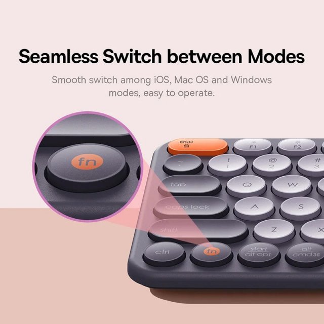 Wireless Bluetooth Keyboard with Silent Keys - Image 7