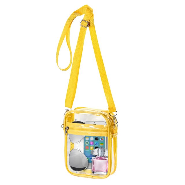 Women’s Clear Stadium-Approved PVC Shoulder Bag - Image 3