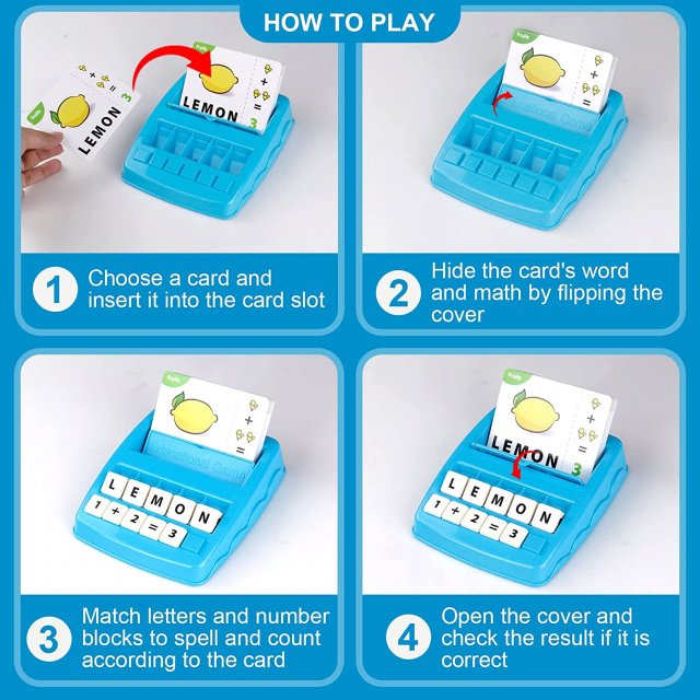 2-in-1 Alphabet and Arithmetic Educational Toy Set - Image 3