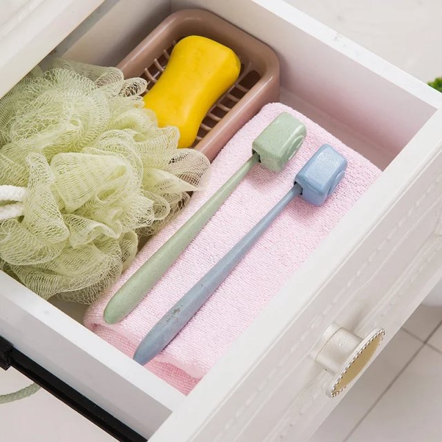 4-Piece Portable Toothbrush Cover Set - Image 6