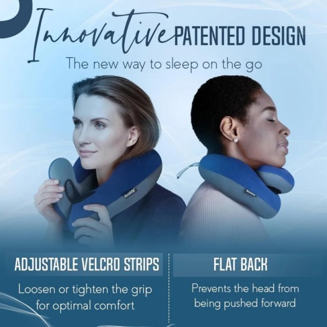 Travel Neck Pillow with Double Support for Ultimate Comfort - Image 3