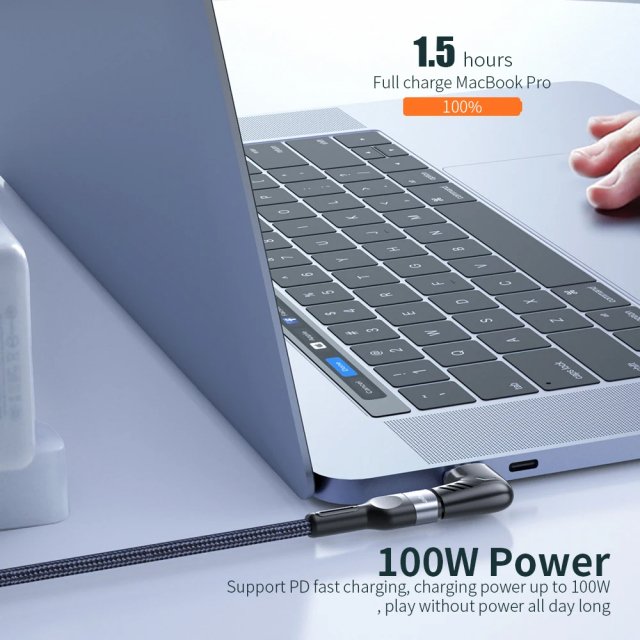 Essager 100W USB C To Type C Magnetic Adapter - Image 3