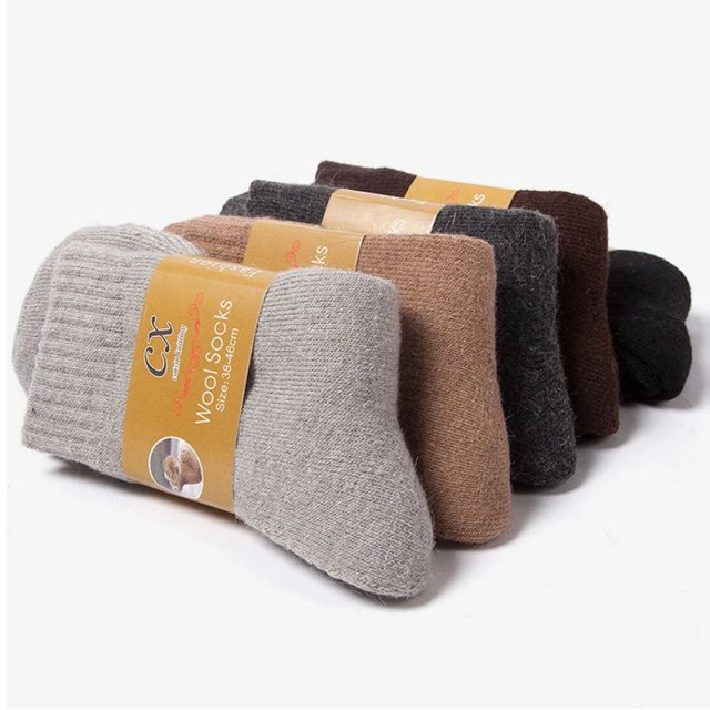 6 Pairs Super Thick Winter Wool Socks - Image 4