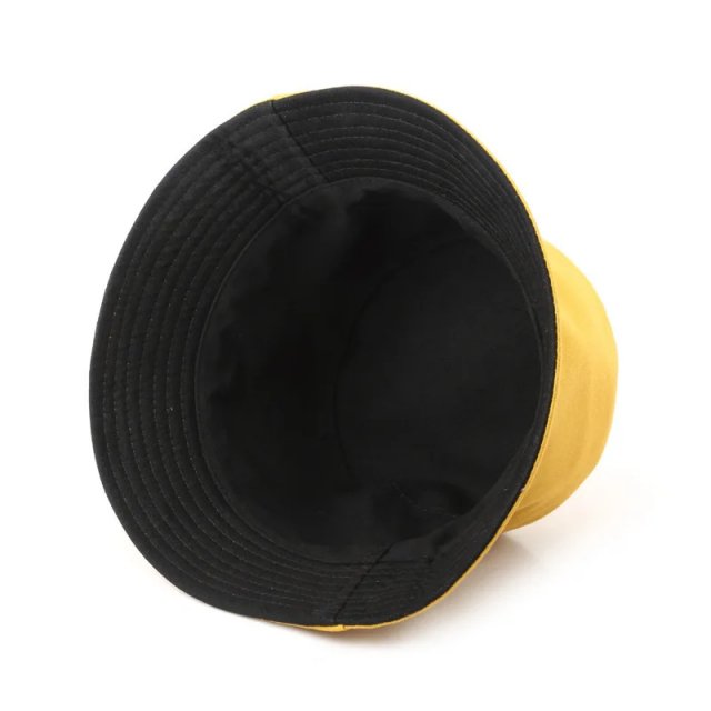 Classic Cotton Black Reversible Bucket Hat – Casual Sun Cap for Outdoor Adventures - Image 6