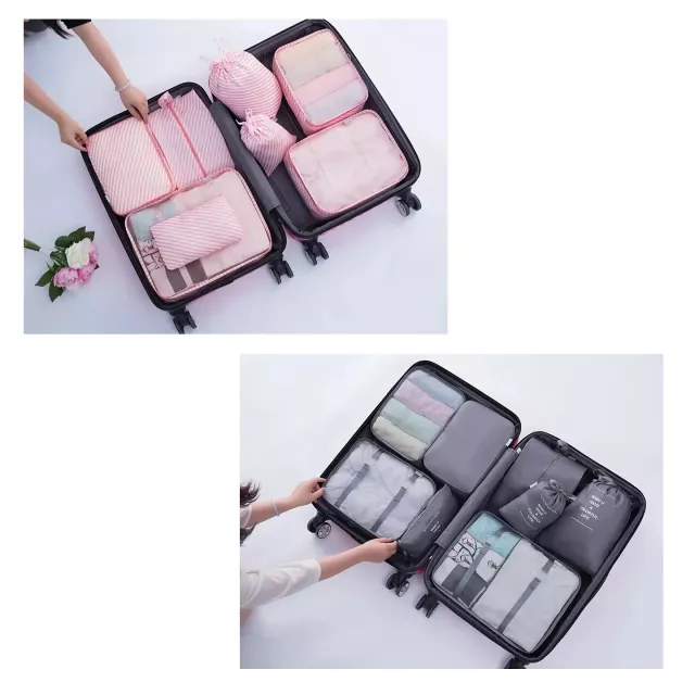 7-Piece Travel Organizer Set - Packing Cubes for Luggage and Clothes - Image 6