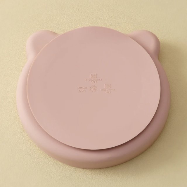 Silicone Suction Bear Baby Plate - Image 5