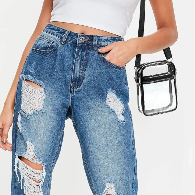 Women’s Clear Stadium-Approved PVC Shoulder Bag - Image 5