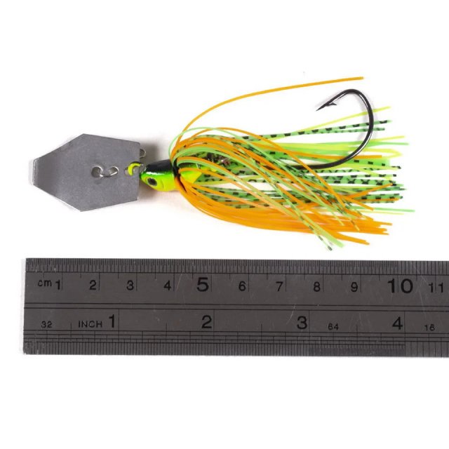 100mm 11g Metal Blade Fishing Lure with Rubber Skirt - Image 8