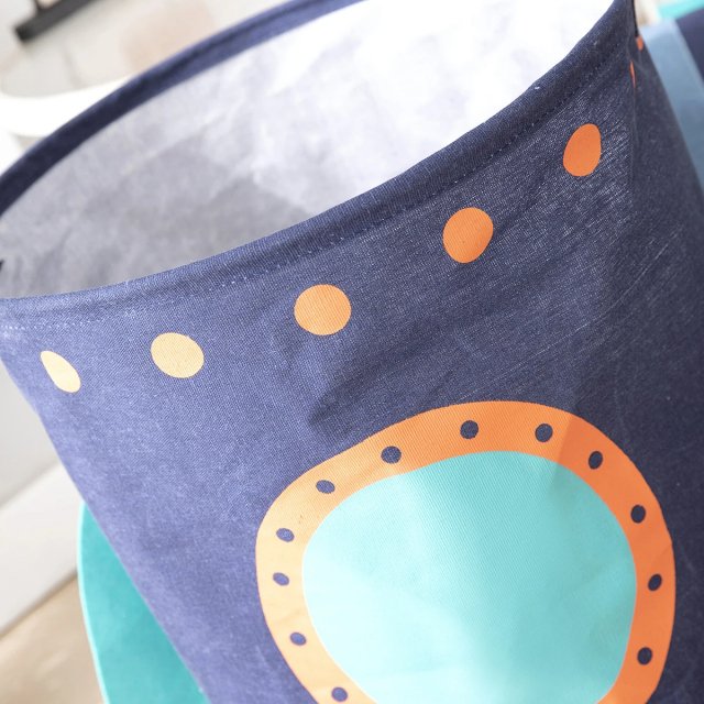 Foldable Cartoon Rocket Storage Basket - Image 7