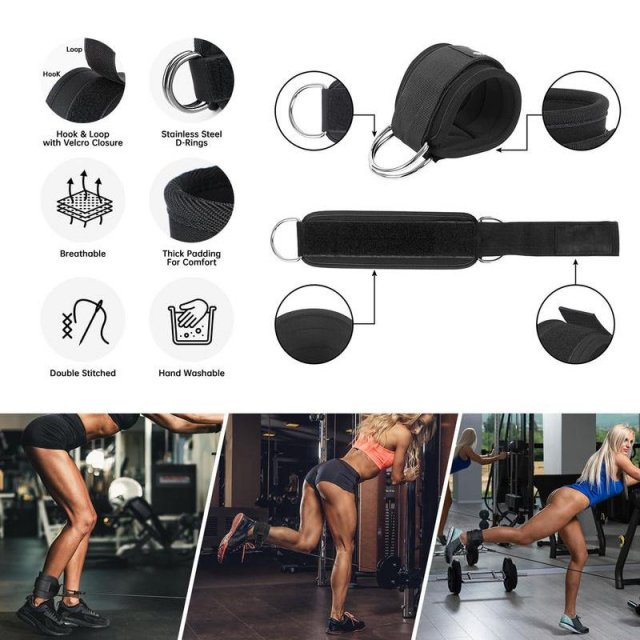 Ankle Resistance Bands with Adjustable Cuffs – Leg & Butt Workout Equipment - Image 5