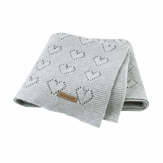 Soft Knitted Cotton Baby Blanket for Newborns & Toddlers - Image 4