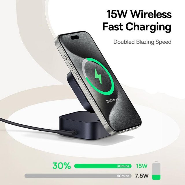 15W Magnetic Wireless Charger - Image 2