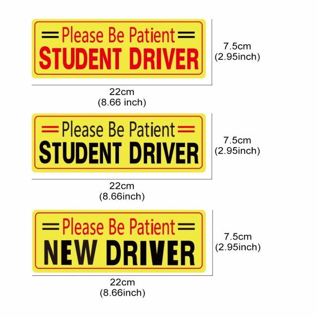 New Driver Car Safety Decal - Image 5