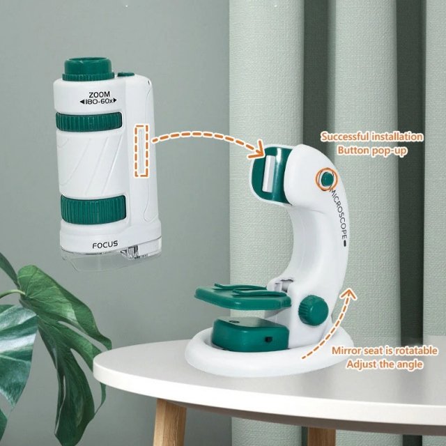 Portable 60X-120X Handheld Microscope for Kids - Image 5
