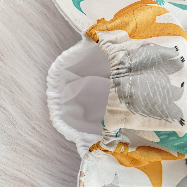 Eco-Friendly Cartoon Print Baby Pocket Diaper - Image 4