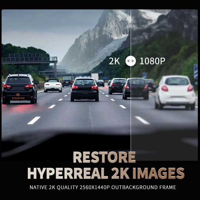 2K 1440P Dash Cam with 360° Coverage - Image 3