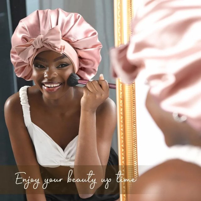Satin Sleep Bonnet - Image 5